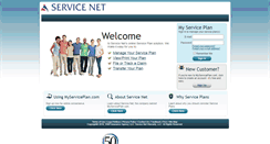 Desktop Screenshot of myserviceplan.com